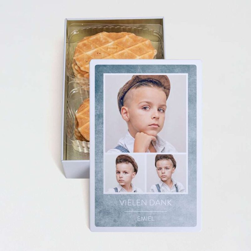 Bild von   coole keksdose in weiss mit fojpg | Individuelle 🎁 persönliche 🎁 personalisierte Geschenke bedruckt ▪ bestickt ▪ graviert