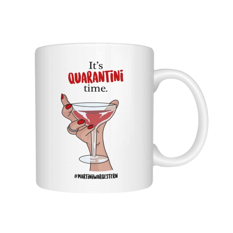 Bild von   tassendruck quarantini timejpg | Individuelle 🎁 persönliche 🎁 personalisierte Geschenke bedruckt ▪ bestickt ▪ graviert