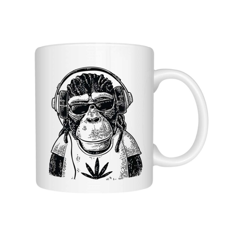 Bild von   tasse mit lustigem canna affenjpg | Individuelle 🎁 persönliche 🎁 personalisierte Geschenke bedruckt ▪ bestickt ▪ graviert