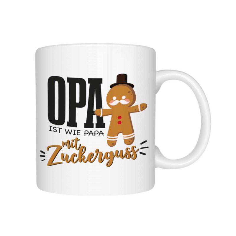 Bild von   tasse opa lebkuchenmaennchenjpg | Individuelle 🎁 persönliche 🎁 personalisierte Geschenke bedruckt ▪ bestickt ▪ graviert