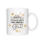 Bild von   tasse mit spruch zu wenig glitjpg | Individuelle 🎁 persönliche 🎁 personalisierte Geschenke bedruckt ▪ bestickt ▪ graviert