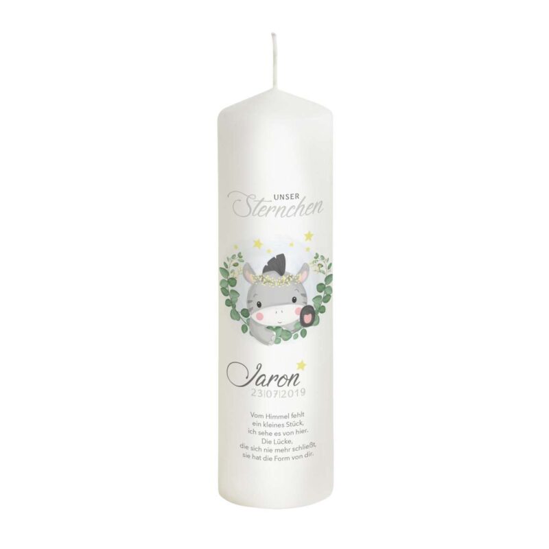 Bild von   trauerkerze sternenkind erinnejpg | Individuelle 🎁 persönliche 🎁 personalisierte Geschenke bedruckt ▪ bestickt ▪ graviert