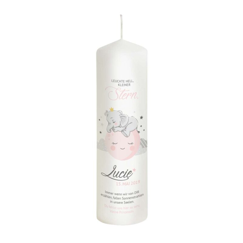 Bild von   trauerkerze sternenkind als anjpg | Individuelle 🎁 persönliche 🎁 personalisierte Geschenke bedruckt ▪ bestickt ▪ graviert
