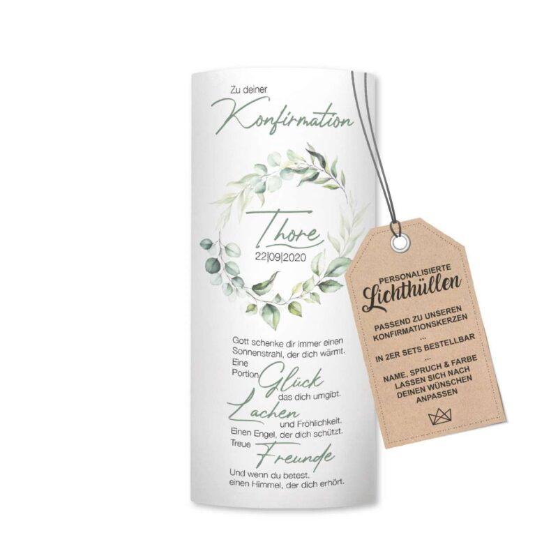 Bild von   lichthuelle konfirmation fuerjpg | Individuelle 🎁 persönliche 🎁 personalisierte Geschenke bedruckt ▪ bestickt ▪ graviert