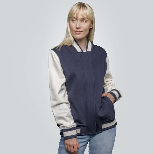Bild von   frauen college jacke hrmjpg | Individuelle 🎁 persönliche 🎁 personalisierte Geschenke bedruckt ▪ bestickt ▪ graviert