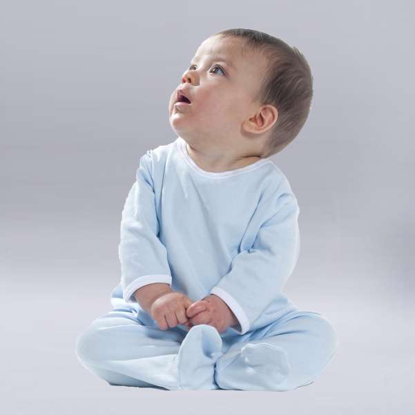 Bild von   kontrast baby stramplerjpg | Individuelle 🎁 persönliche 🎁 personalisierte Geschenke bedruckt ▪ bestickt ▪ graviert