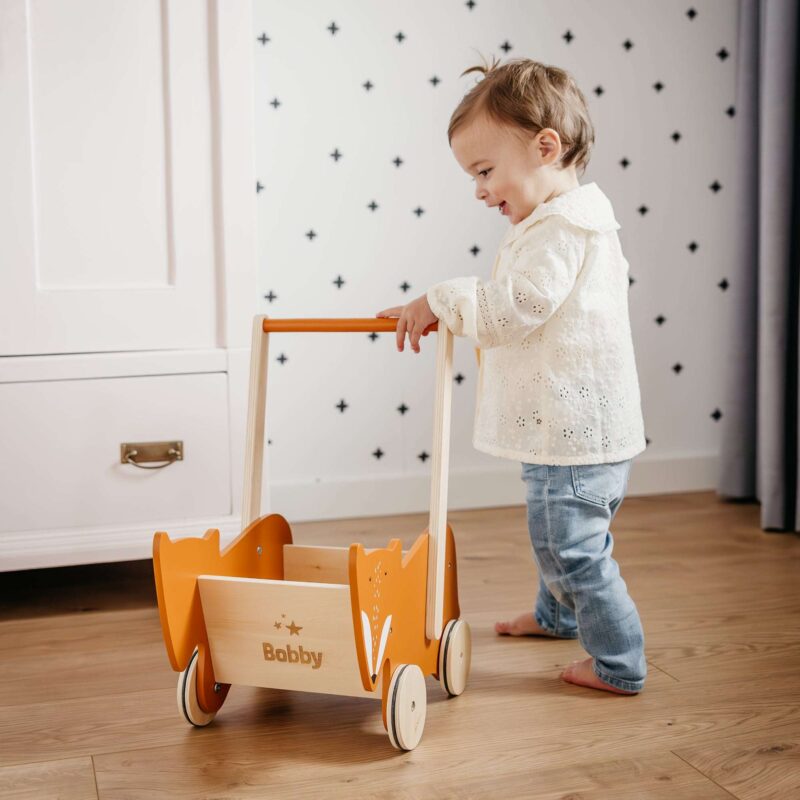 Bild von   trixie lauflernwagen mit namenjpg | Individuelle 🎁 persönliche 🎁 personalisierte Geschenke bedruckt ▪ bestickt ▪ graviert