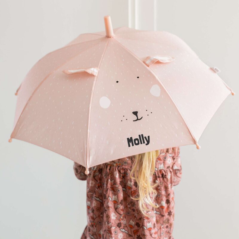 Bild von   kinderregenschirm mit namenjpg | Individuelle 🎁 persönliche 🎁 personalisierte Geschenke bedruckt ▪ bestickt ▪ graviert