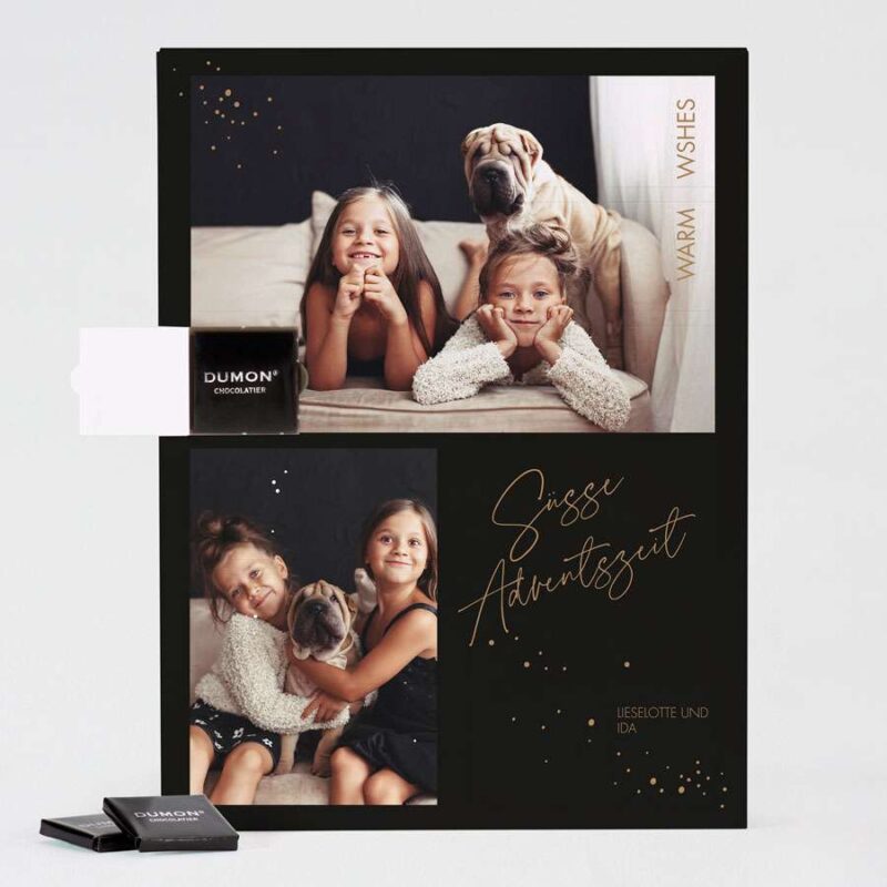 Bild von   personalisierter adventskalendjpg | Individuelle 🎁 persönliche 🎁 personalisierte Geschenke bedruckt ▪ bestickt ▪ graviert