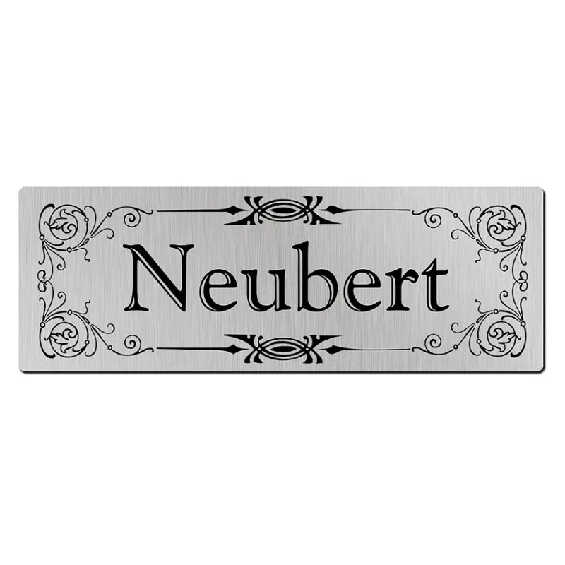 Bild von   briefkastenschild aus aluminiujpg | Individuelle 🎁 persönliche 🎁 personalisierte Geschenke bedruckt ▪ bestickt ▪ graviert