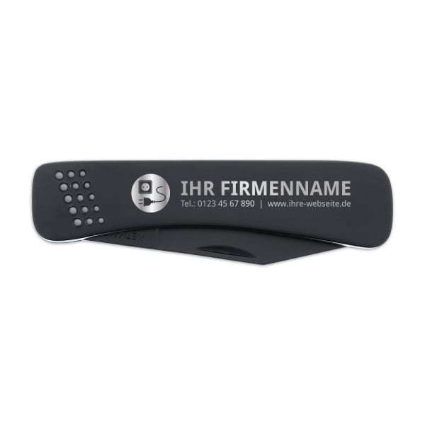 Bild von   edelstahl taschenmesser gewerjpg | Individuelle 🎁 persönliche 🎁 personalisierte Geschenke bedruckt ▪ bestickt ▪ graviert