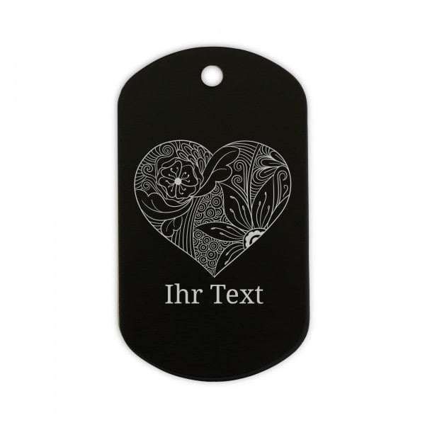 Bild von   w dog tag militaeranhaengjpg | Individuelle 🎁 persönliche 🎁 personalisierte Geschenke bedruckt ▪ bestickt ▪ graviert