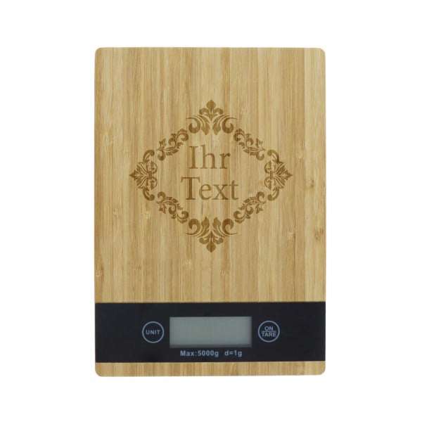 Bild von   digitale kuechenwaage mit badjpg | Individuelle 🎁 persönliche 🎁 personalisierte Geschenke bedruckt ▪ bestickt ▪ graviert