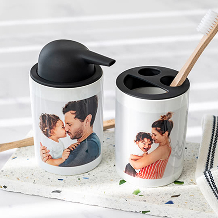 Bild von   badezimmer accessoiresjpg | Individuelle 🎁 persönliche 🎁 personalisierte Geschenke bedruckt ▪ bestickt ▪ graviert