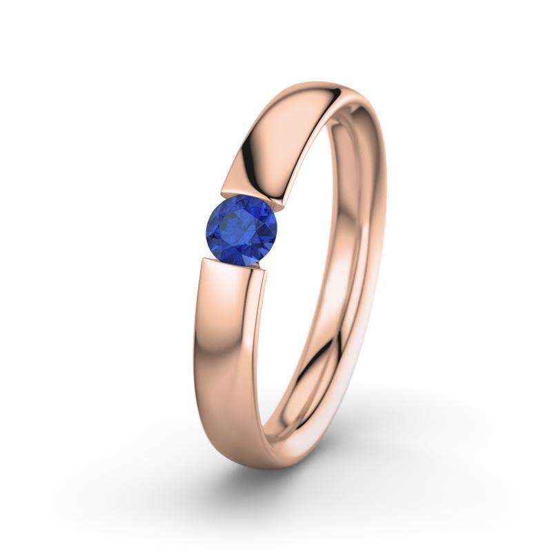 Bild von   blauer saphir rotgoldring isobjpg | Individuelle 🎁 persönliche 🎁 personalisierte Geschenke bedruckt ▪ bestickt ▪ graviert