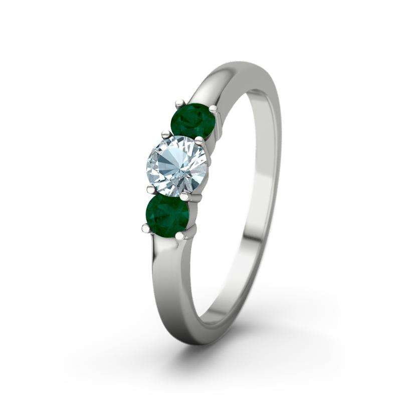 Bild von   aquamarin platinumring roubyjpg | Individuelle 🎁 persönliche 🎁 personalisierte Geschenke bedruckt ▪ bestickt ▪ graviert