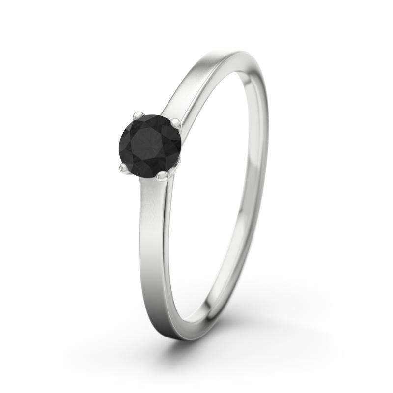 Bild von   diamant schwarz weissgoldringjpg | Individuelle 🎁 persönliche 🎁 personalisierte Geschenke bedruckt ▪ bestickt ▪ graviert