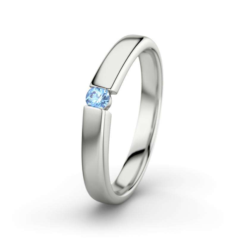 Bild von   blauer topas weissgoldring beajpg | Individuelle 🎁 persönliche 🎁 personalisierte Geschenke bedruckt ▪ bestickt ▪ graviert