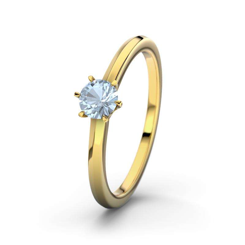 Bild von   blauer topas gelbgoldring sanjpg | Individuelle 🎁 persönliche 🎁 personalisierte Geschenke bedruckt ▪ bestickt ▪ graviert