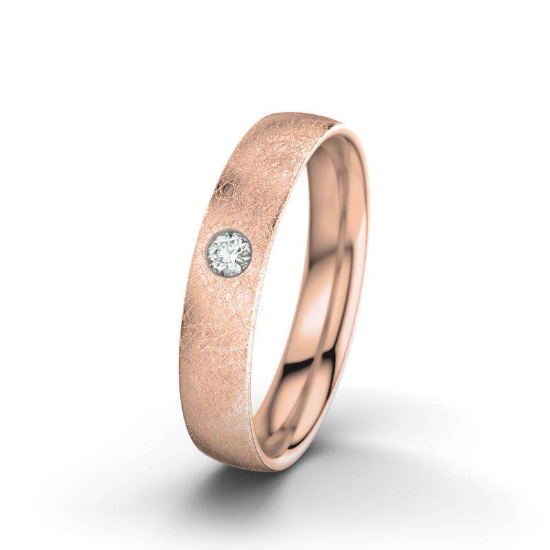 Bild von   diamant rotgold eismattring jujpg | Individuelle 🎁 persönliche 🎁 personalisierte Geschenke bedruckt ▪ bestickt ▪ graviert