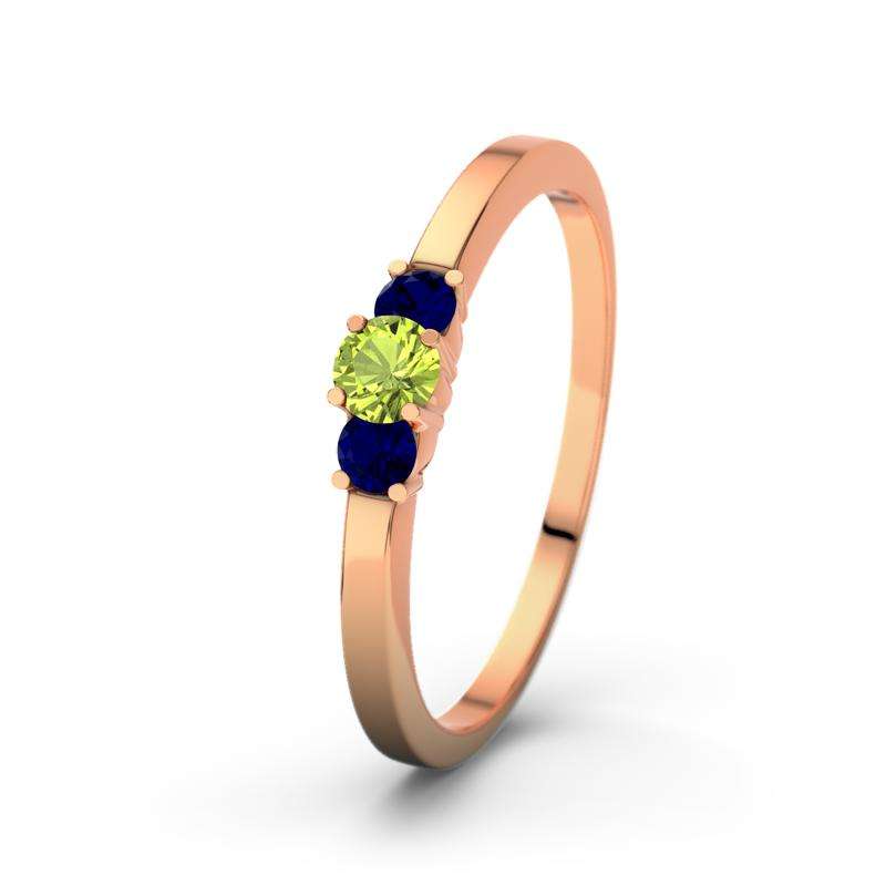 Bild von   peridot rotgoldring shannonjpg | Individuelle 🎁 persönliche 🎁 personalisierte Geschenke bedruckt ▪ bestickt ▪ graviert