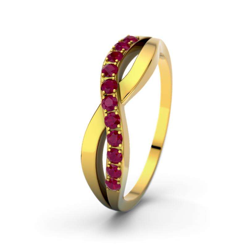 Bild von   rubin gelbgoldring brookelynjpg | Individuelle 🎁 persönliche 🎁 personalisierte Geschenke bedruckt ▪ bestickt ▪ graviert