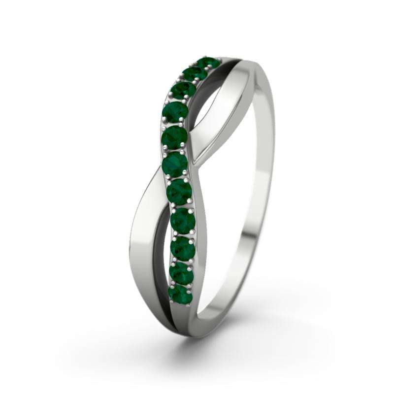 Bild von   smaragd sterlingsilberring brojpg | Individuelle 🎁 persönliche 🎁 personalisierte Geschenke bedruckt ▪ bestickt ▪ graviert