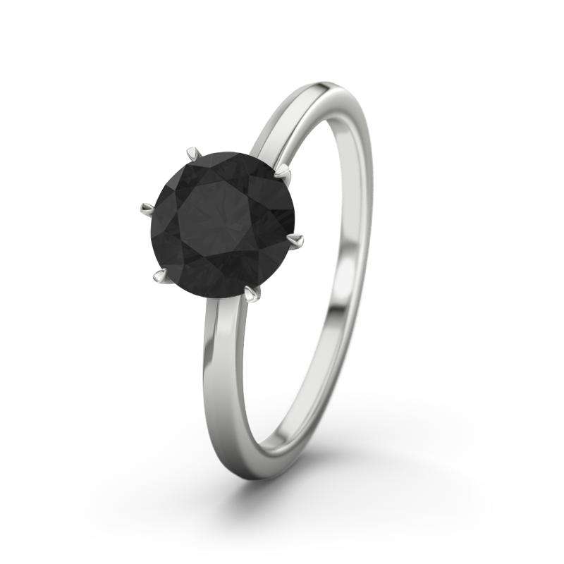 Bild von   diamant schwarz weissgoldringjpg | Individuelle 🎁 persönliche 🎁 personalisierte Geschenke bedruckt ▪ bestickt ▪ graviert