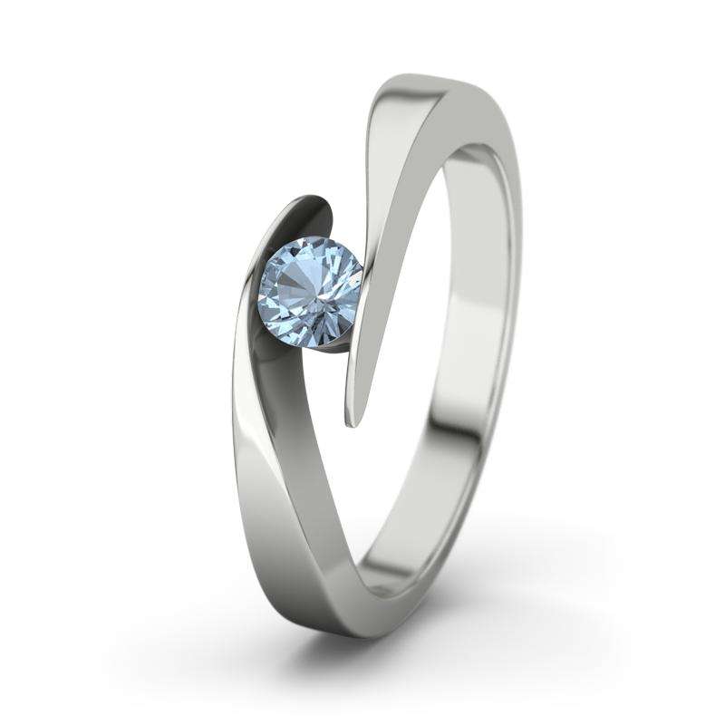 Bild von   blauer topas weissgoldring sumjpg | Individuelle 🎁 persönliche 🎁 personalisierte Geschenke bedruckt ▪ bestickt ▪ graviert