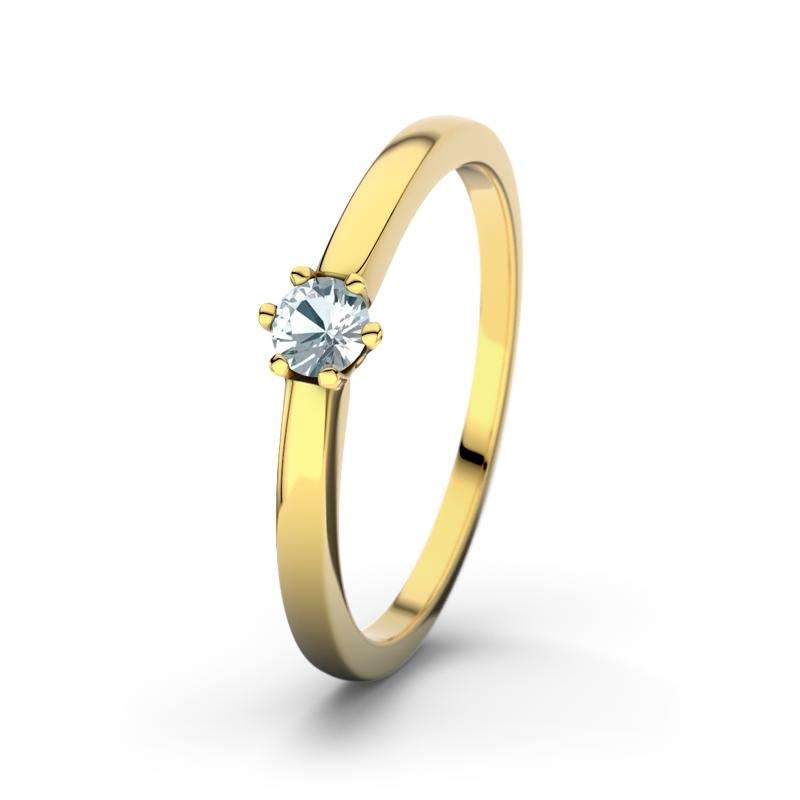 Bild von   aquamarin gelbgoldring seouljpg | Individuelle 🎁 persönliche 🎁 personalisierte Geschenke bedruckt ▪ bestickt ▪ graviert