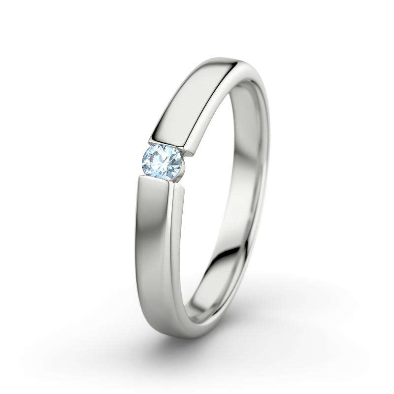 Bild von   aquamarin weissgoldring beatejpg | Individuelle 🎁 persönliche 🎁 personalisierte Geschenke bedruckt ▪ bestickt ▪ graviert