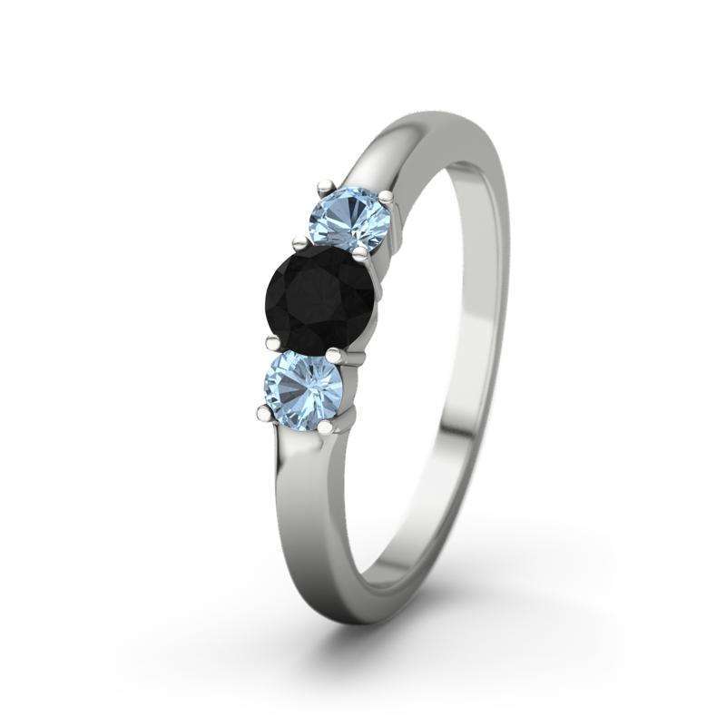 Bild von   blauer topas platinumring roubjpg | Individuelle 🎁 persönliche 🎁 personalisierte Geschenke bedruckt ▪ bestickt ▪ graviert