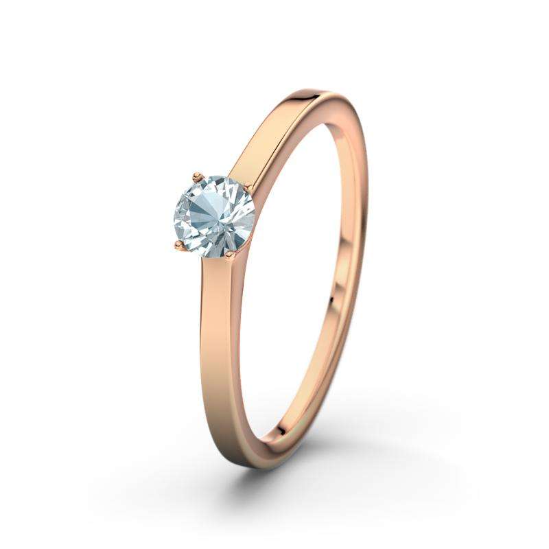Bild von   aquamarin rotgoldring manilajpg | Individuelle 🎁 persönliche 🎁 personalisierte Geschenke bedruckt ▪ bestickt ▪ graviert