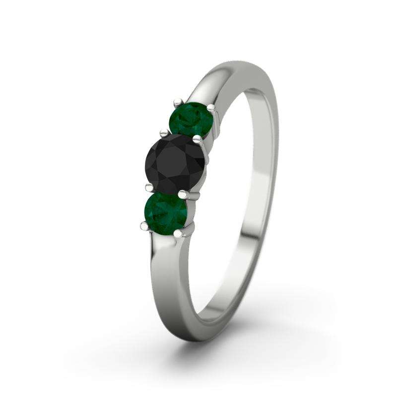 Bild von   schwarzer achat platinumring rjpg | Individuelle 🎁 persönliche 🎁 personalisierte Geschenke bedruckt ▪ bestickt ▪ graviert