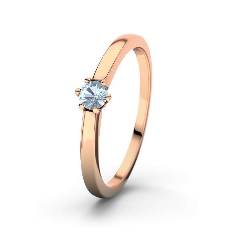 Bild von   blauer topas rotgoldring seouljpg | Individuelle 🎁 persönliche 🎁 personalisierte Geschenke bedruckt ▪ bestickt ▪ graviert