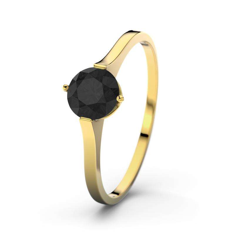 Bild von   diamant schwarz gelbgoldring sjpg | Individuelle 🎁 persönliche 🎁 personalisierte Geschenke bedruckt ▪ bestickt ▪ graviert