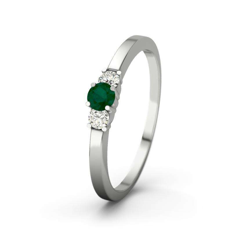 Bild von   smaragd platinumring shannonjpg | Individuelle 🎁 persönliche 🎁 personalisierte Geschenke bedruckt ▪ bestickt ▪ graviert