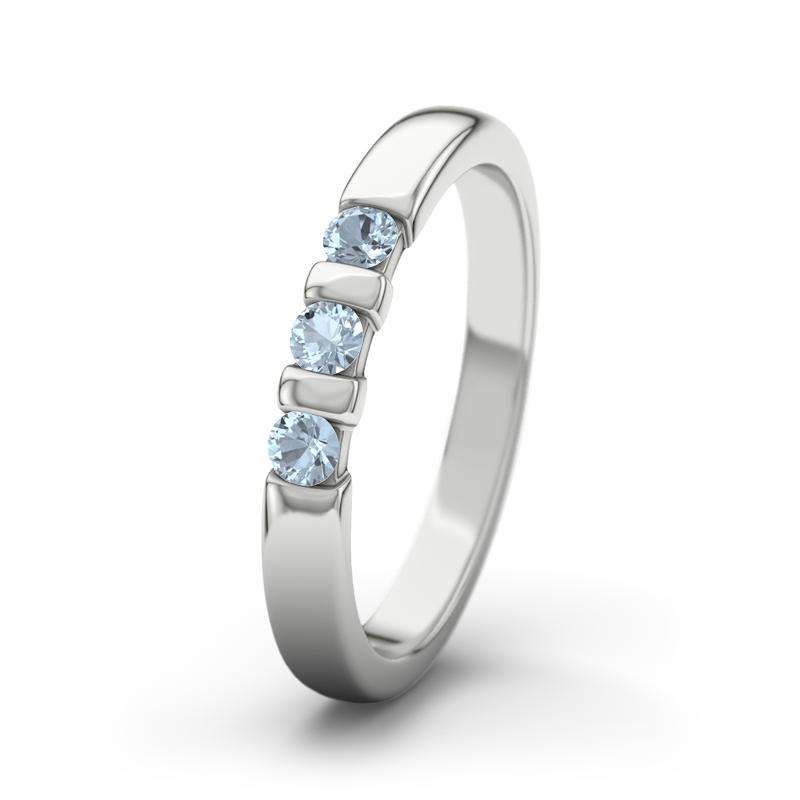 Bild von   blauer topas weissgoldring meljpg | Individuelle 🎁 persönliche 🎁 personalisierte Geschenke bedruckt ▪ bestickt ▪ graviert