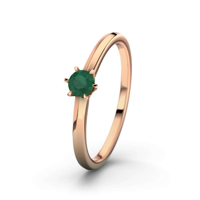 Bild von   smaragd rotgoldring meridajpg | Individuelle 🎁 persönliche 🎁 personalisierte Geschenke bedruckt ▪ bestickt ▪ graviert