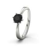 Bild von   diamant schwarz weissgoldringjpg | Individuelle 🎁 persönliche 🎁 personalisierte Geschenke bedruckt ▪ bestickt ▪ graviert