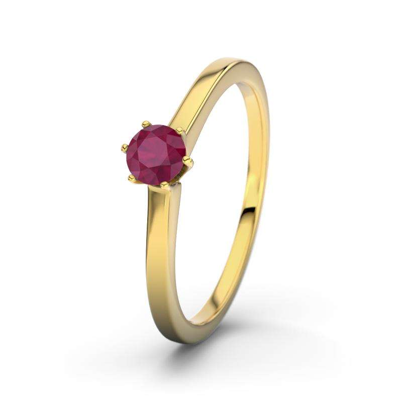 Bild von   rubin gelbgoldring santa cruzjpg | Individuelle 🎁 persönliche 🎁 personalisierte Geschenke bedruckt ▪ bestickt ▪ graviert
