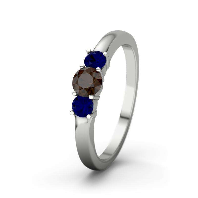 Bild von   rauchquarz platinumring roubyjpg | Individuelle 🎁 persönliche 🎁 personalisierte Geschenke bedruckt ▪ bestickt ▪ graviert