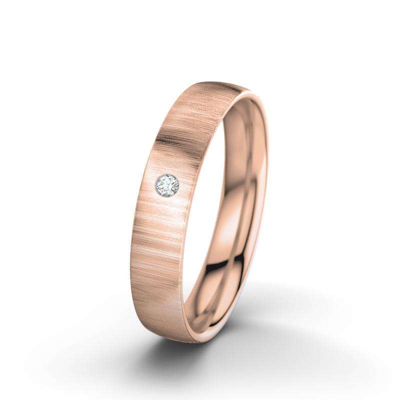Bild von   diamant rotgold quermattring mjpg | Individuelle 🎁 persönliche 🎁 personalisierte Geschenke bedruckt ▪ bestickt ▪ graviert