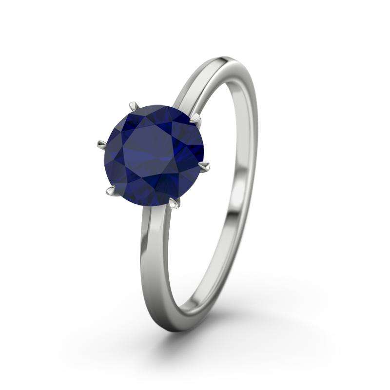 Bild von   blauer saphir platinumring alhjpg | Individuelle 🎁 persönliche 🎁 personalisierte Geschenke bedruckt ▪ bestickt ▪ graviert
