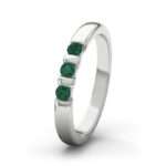 Bild von   smaragd weissgoldring melissajpg | Individuelle 🎁 persönliche 🎁 personalisierte Geschenke bedruckt ▪ bestickt ▪ graviert