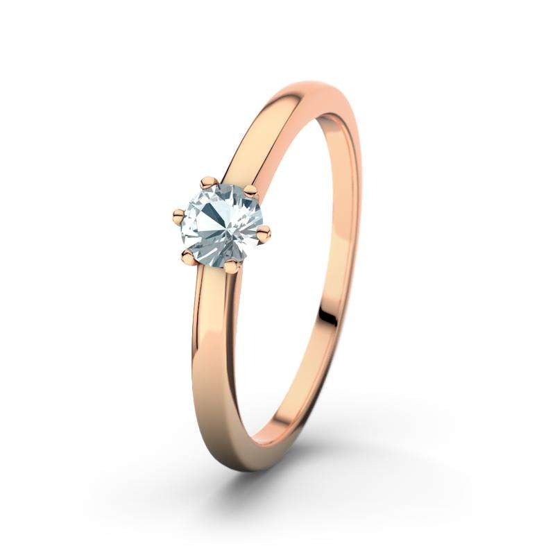 Bild von   aquamarin rotgoldring bilbaojpg | Individuelle 🎁 persönliche 🎁 personalisierte Geschenke bedruckt ▪ bestickt ▪ graviert