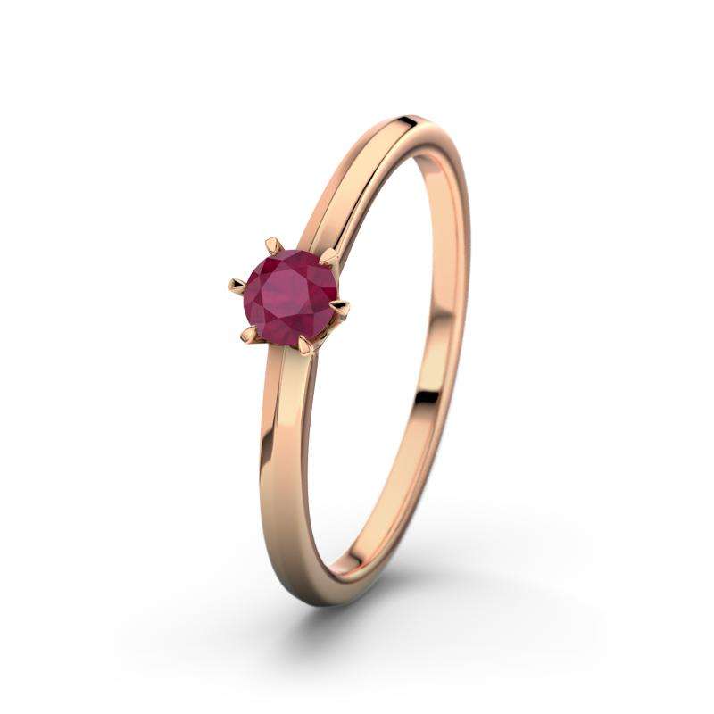 Bild von   rubin rotgoldring merida rjpg | Individuelle 🎁 persönliche 🎁 personalisierte Geschenke bedruckt ▪ bestickt ▪ graviert