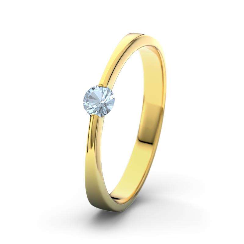 Bild von   blauer topas gelbgoldring maisjpg | Individuelle 🎁 persönliche 🎁 personalisierte Geschenke bedruckt ▪ bestickt ▪ graviert
