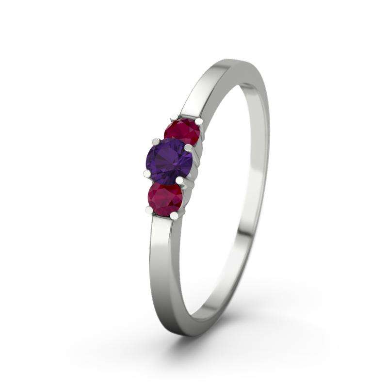 Bild von   amethyst platinumring shannonjpg | Individuelle 🎁 persönliche 🎁 personalisierte Geschenke bedruckt ▪ bestickt ▪ graviert