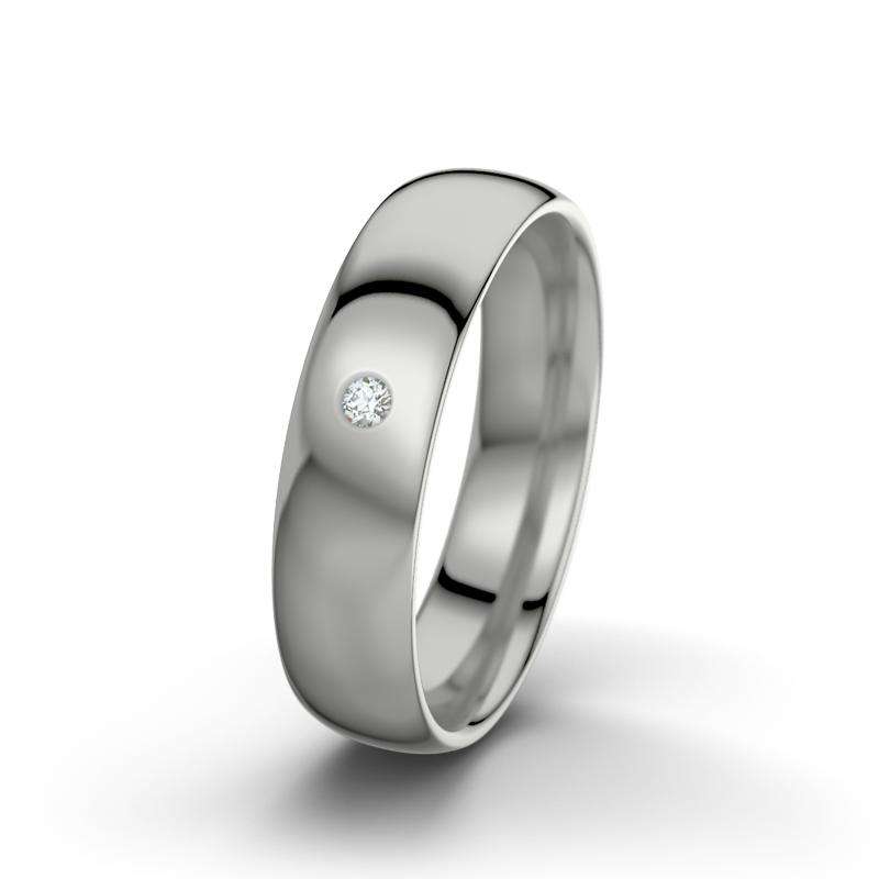 Bild von   diamant palladium poliertringjpg | Individuelle 🎁 persönliche 🎁 personalisierte Geschenke bedruckt ▪ bestickt ▪ graviert